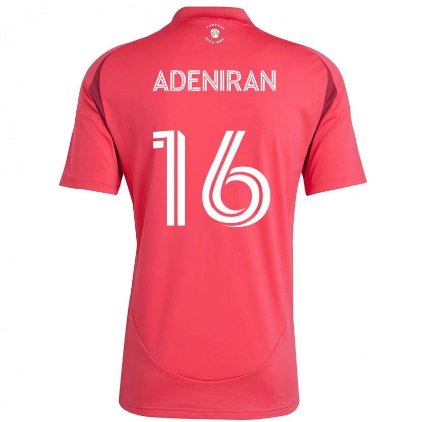 Danxen Kinderen Samuel Adeniran #16 Wit Magenta Thuisshirt Thuistenue 2025/26 T-Shirt