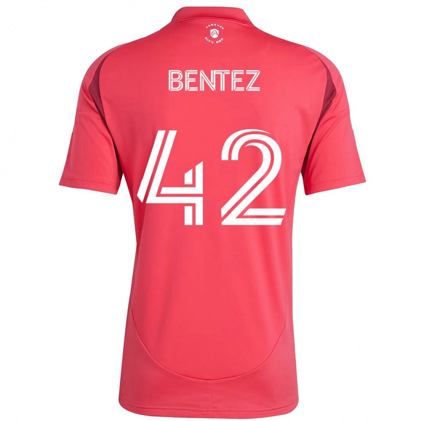 Danxen Kinderen Óscar Benítez #42 Wit Magenta Thuisshirt Thuistenue 2025/26 T-Shirt