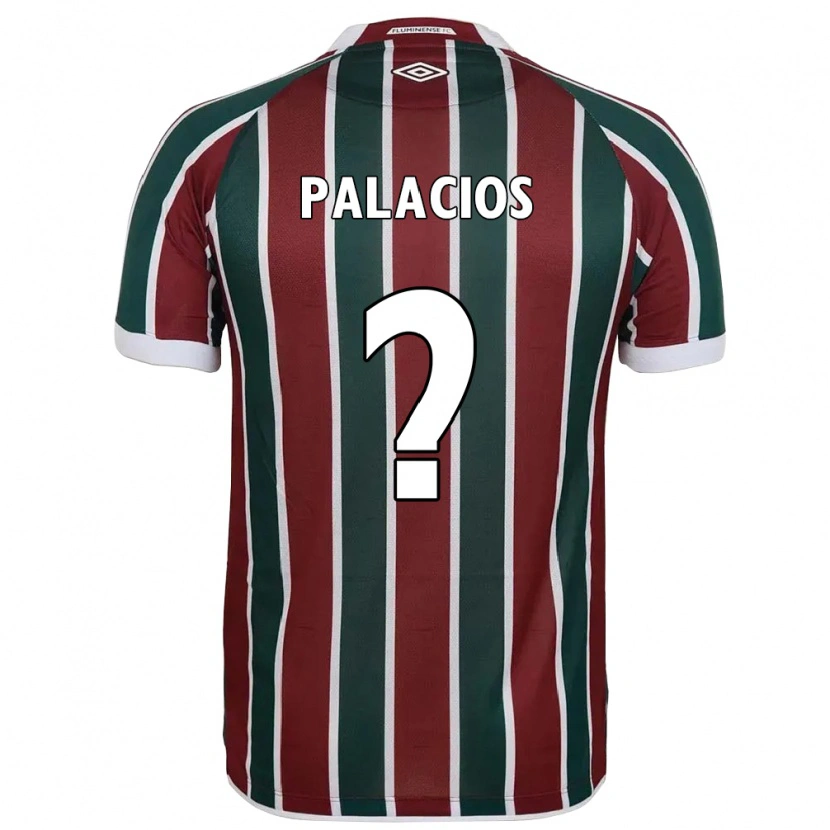 Danxen Kinderen Juan Palacios #0 Wit Groen Maroon Thuisshirt Thuistenue 2025/26 T-Shirt