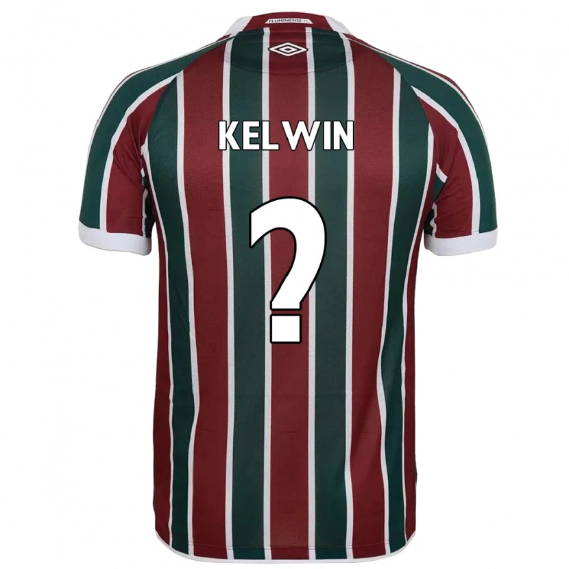 Danxen Kinderen Kelwin #0 Wit Groen Maroon Thuisshirt Thuistenue 2025/26 T-Shirt