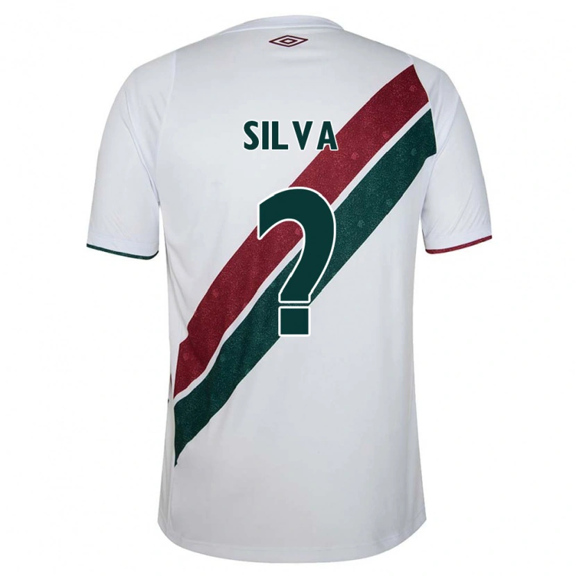 Danxen Kinderen Natan Silva #0 Groen Maroon Wit Uitshirt Uittenue 2025/26 T-Shirt