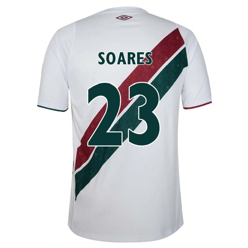 Danxen Kinderen Dani Soares #23 Groen Maroon Wit Uitshirt Uittenue 2025/26 T-Shirt