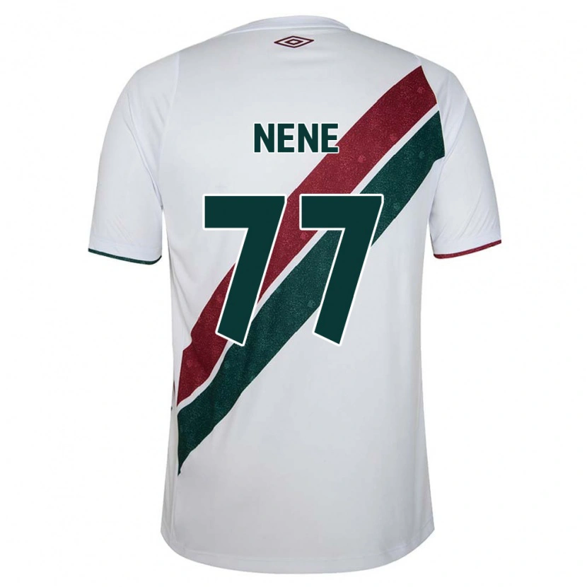 Danxen Kinderen Nene #77 Groen Maroon Wit Uitshirt Uittenue 2025/26 T-Shirt