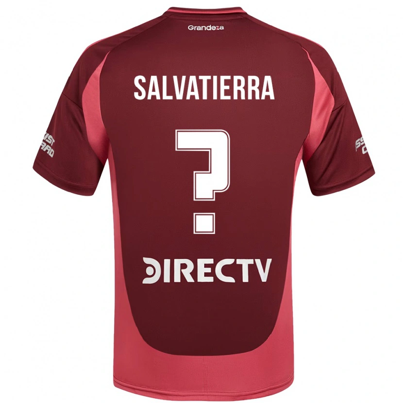 Danxen Kinderen Thiago Salvatierra #0 Wit Rood Uitshirt Uittenue 2025/26 T-Shirt