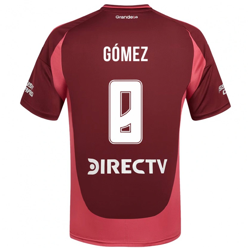 Danxen Kinderen Romina Gómez #8 Wit Rood Uitshirt Uittenue 2025/26 T-Shirt