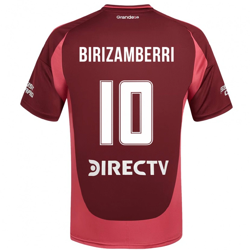 Danxen Kinderen María Carolina Birizamberri Rivero #10 Wit Rood Uitshirt Uittenue 2025/26 T-Shirt