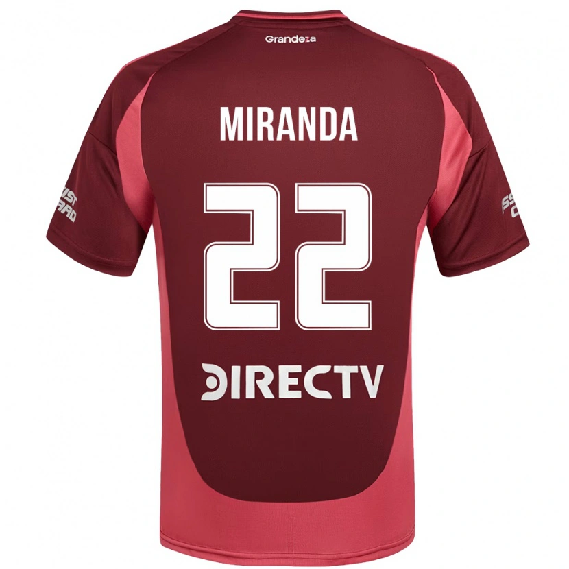 Danxen Kinderen Morena Miranda #22 Wit Rood Uitshirt Uittenue 2025/26 T-Shirt