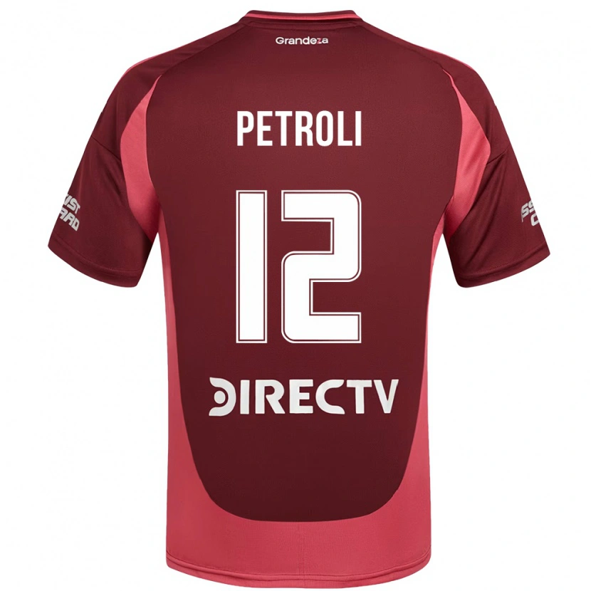 Danxen Kinderen Franco Petroli #12 Wit Rood Uitshirt Uittenue 2025/26 T-Shirt