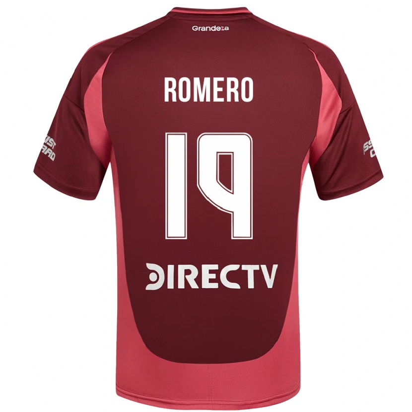 Danxen Kinderen Braian Romero #19 Wit Rood Uitshirt Uittenue 2025/26 T-Shirt