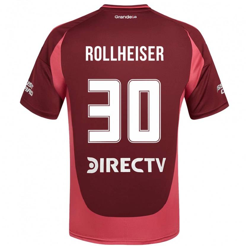 Danxen Kinderen Benjamin Rollheiser #30 Wit Rood Uitshirt Uittenue 2025/26 T-Shirt