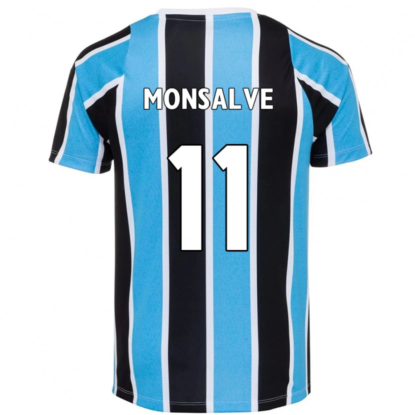 Danxen Heren Miguel Monsalve #11 Wit Blauw Thuisshirt Thuistenue 2025/26 T-Shirt