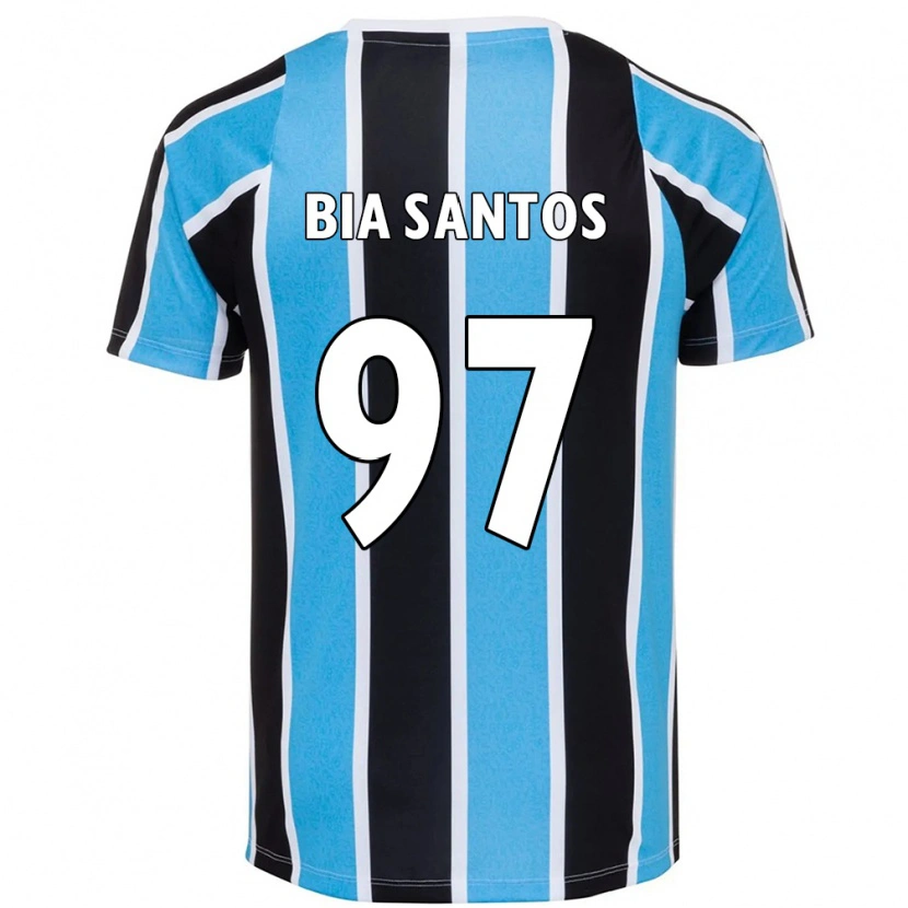 Danxen Heren Bia Santos #97 Wit Blauw Thuisshirt Thuistenue 2025/26 T-Shirt