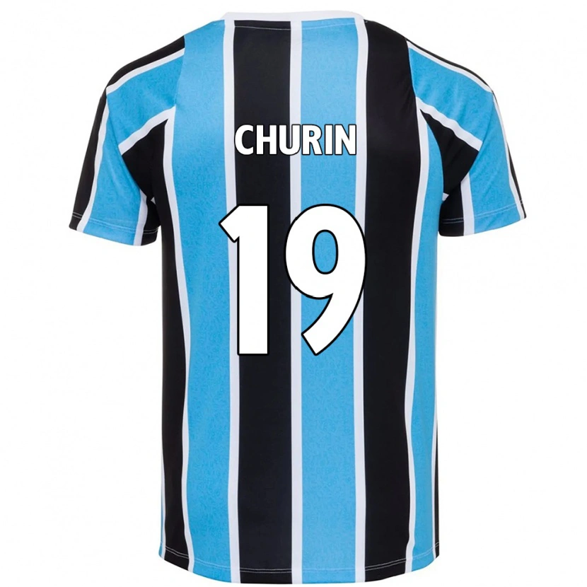 Danxen Heren Diego Churin #19 Wit Blauw Thuisshirt Thuistenue 2025/26 T-Shirt