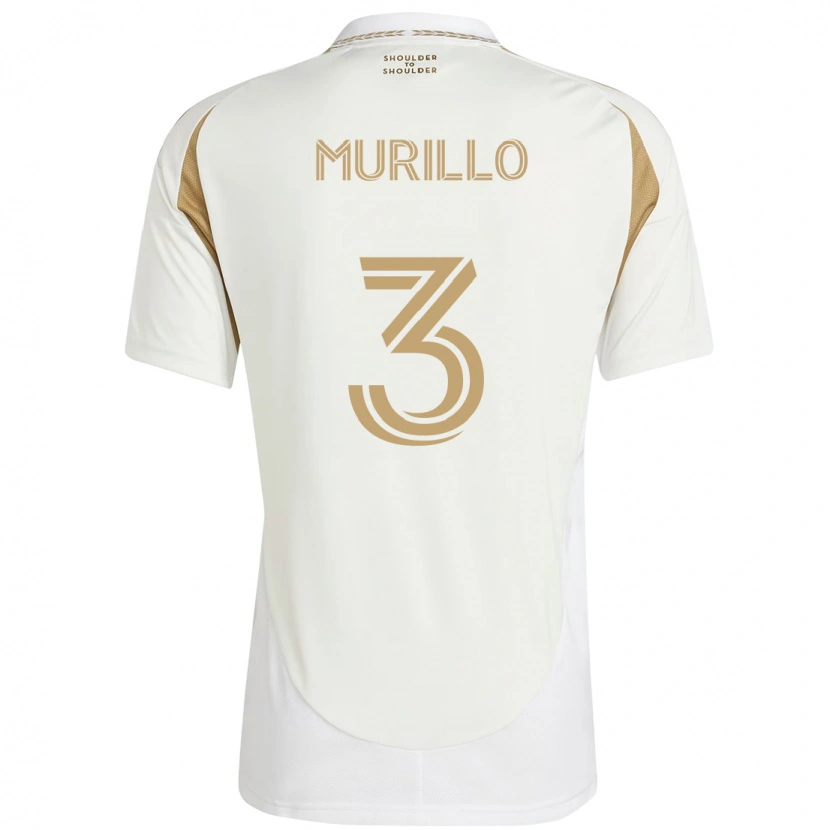 Danxen Heren Jesús Murillo #3 Zwart Bruin Uitshirt Uittenue 2025/26 T-Shirt