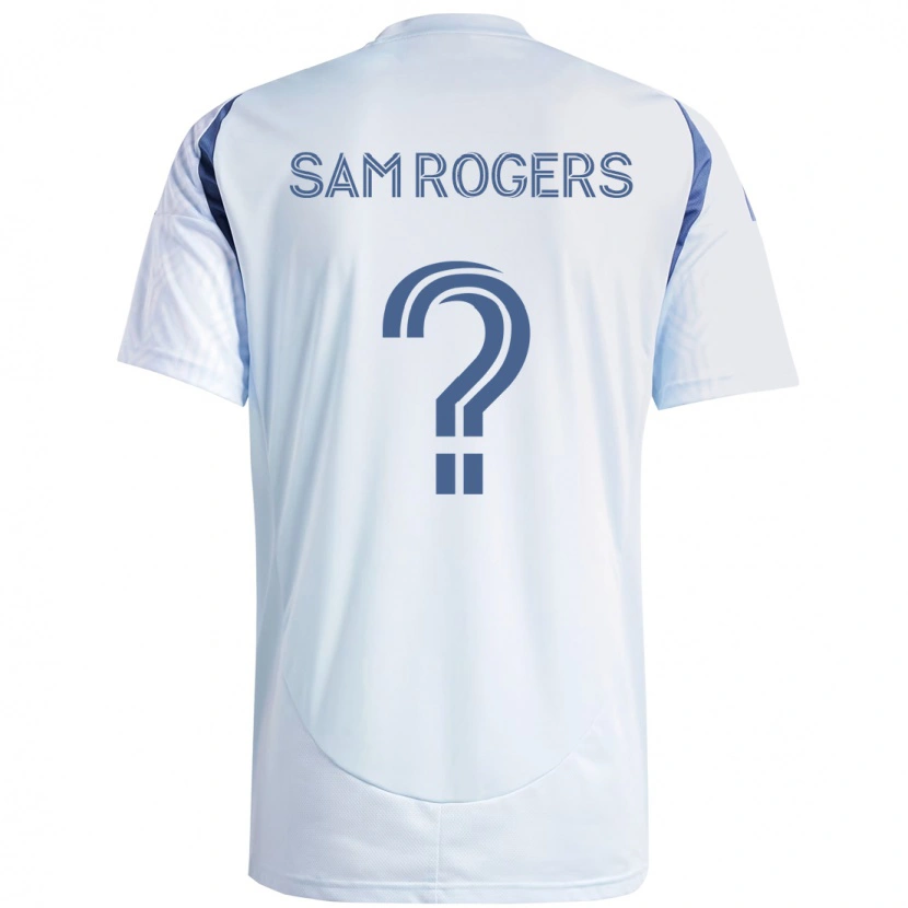 Danxen Heren Sam Rogers #0 Rood Wit Uitshirt Uittenue 2025/26 T-Shirt