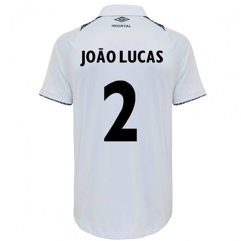 Danxen Heren João Lucas #2 Blauw Zwart Wit Uitshirt Uittenue 2025/26 T-Shirt