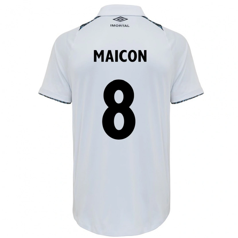 Danxen Heren Maicon #8 Blauw Zwart Wit Uitshirt Uittenue 2025/26 T-Shirt