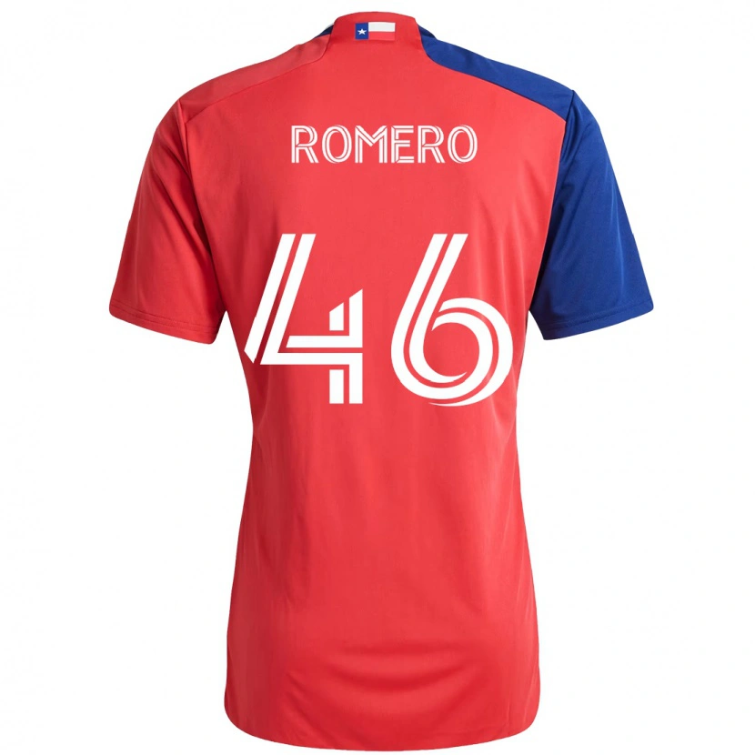 Danxen Dames Isaac Romero #46 Lichtblauw Rood Thuisshirt Thuistenue 2025/26 T-Shirt