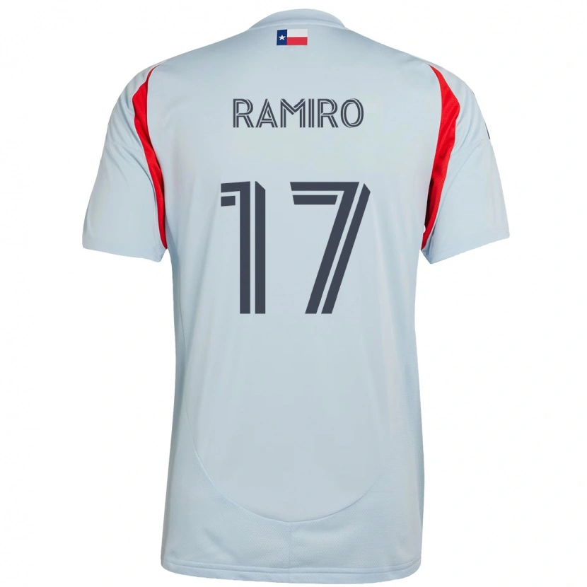 Danxen Dames Ramiro #17 Rood Marineblauw Uitshirt Uittenue 2025/26 T-Shirt