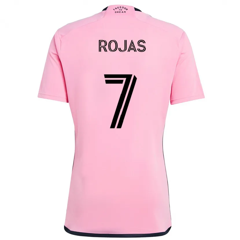 Danxen Kinderen Matías Rojas #7 Roze Thuisshirt Thuistenue 2024/25 T-Shirt