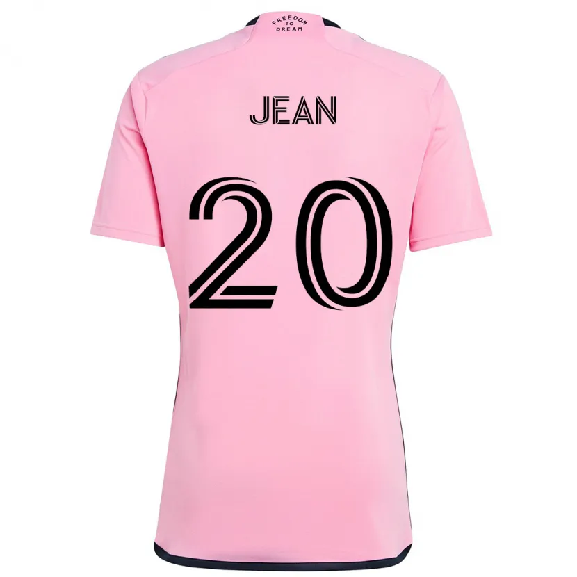 Danxen Kinderen Corentin Jean #20 Roze Thuisshirt Thuistenue 2024/25 T-Shirt