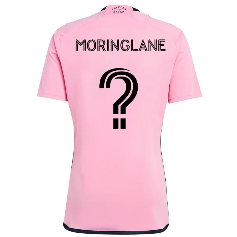 Danxen Kinderen Luis Moringlane #0 Roze Thuisshirt Thuistenue 2024/25 T-Shirt