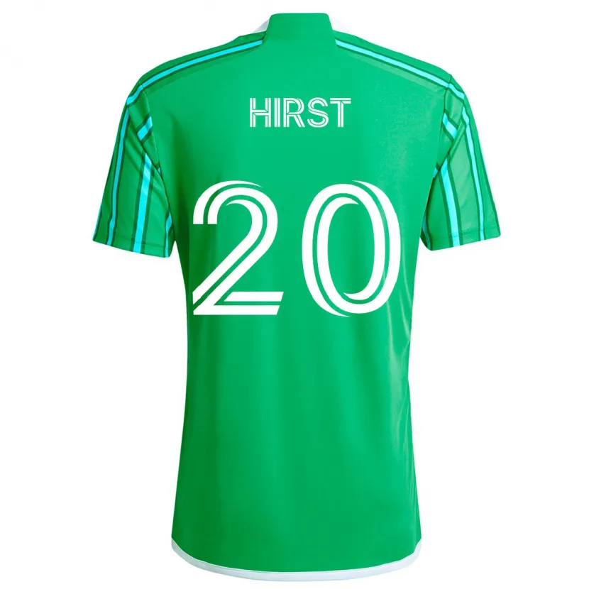 Danxen Kinderen Sophie Hirst #20 Groen Wit Thuisshirt Thuistenue 2024/25 T-Shirt