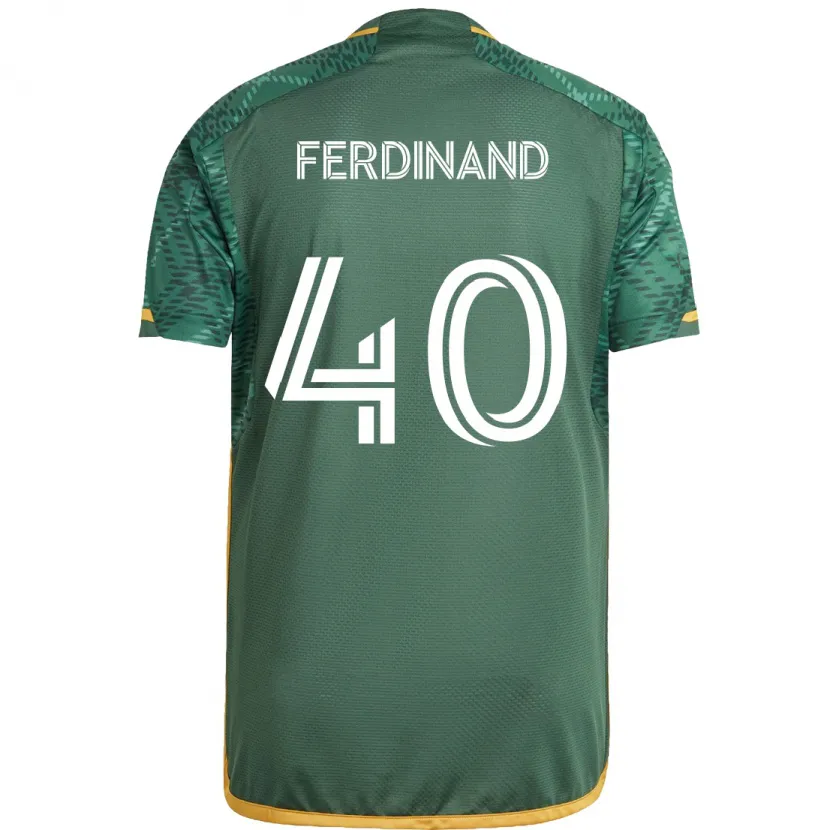 Danxen Kinderen Keesean Ferdinand #40 Groen Oranje Thuisshirt Thuistenue 2024/25 T-Shirt