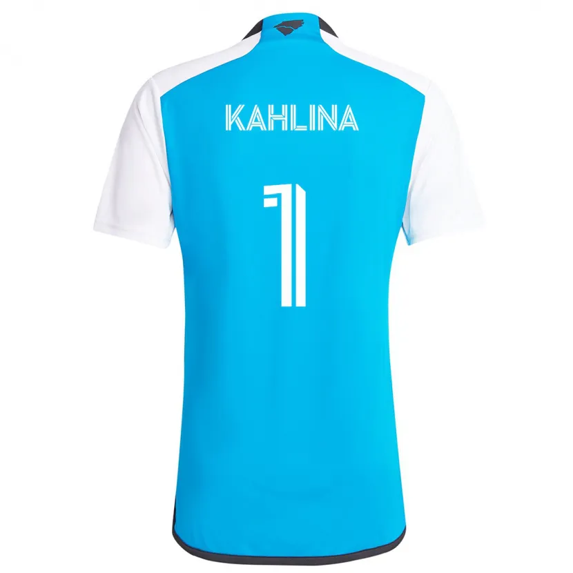 Danxen Kinderen Kristijan Kahlina #1 Blauw Wit Thuisshirt Thuistenue 2024/25 T-Shirt