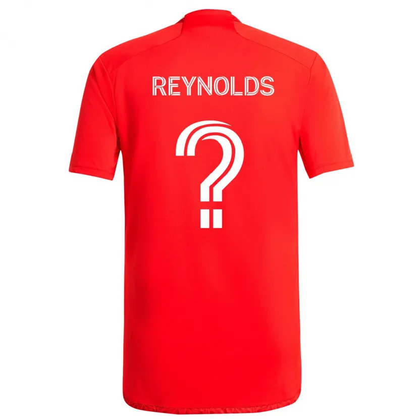 Danxen Kinderen Justin Reynolds #0 Rood Wit Thuisshirt Thuistenue 2024/25 T-Shirt