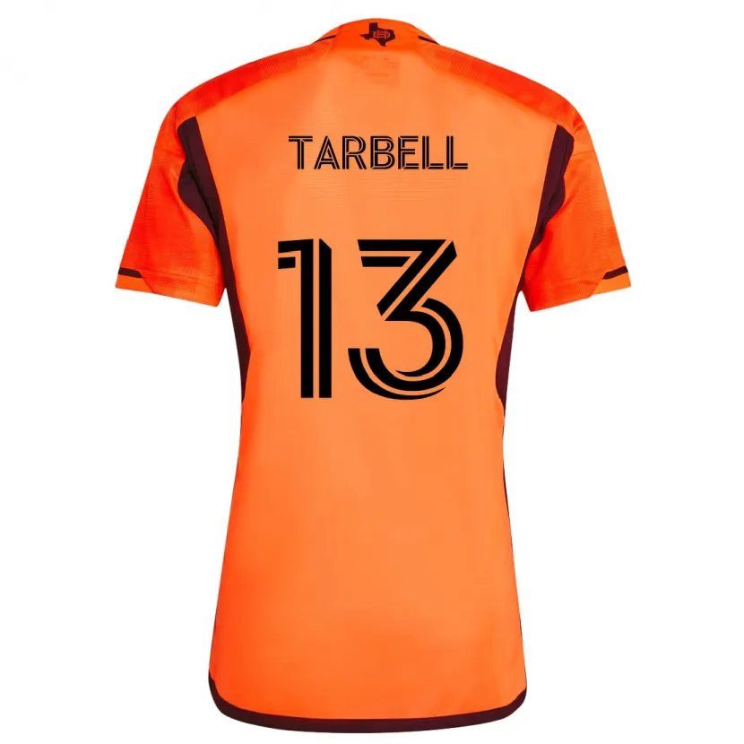 Danxen Kinderen Andrew Tarbell #13 Oranje Zwart Thuisshirt Thuistenue 2024/25 T-Shirt