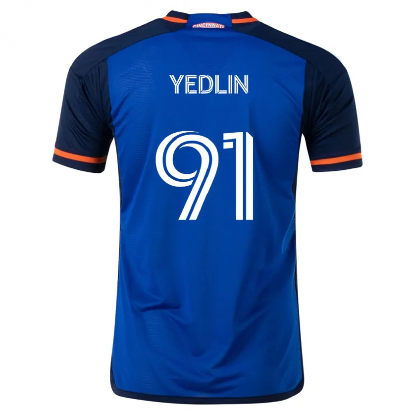 Danxen Kinderen Deandre Yedlin #91 Blauw Wit Thuisshirt Thuistenue 2024/25 T-Shirt