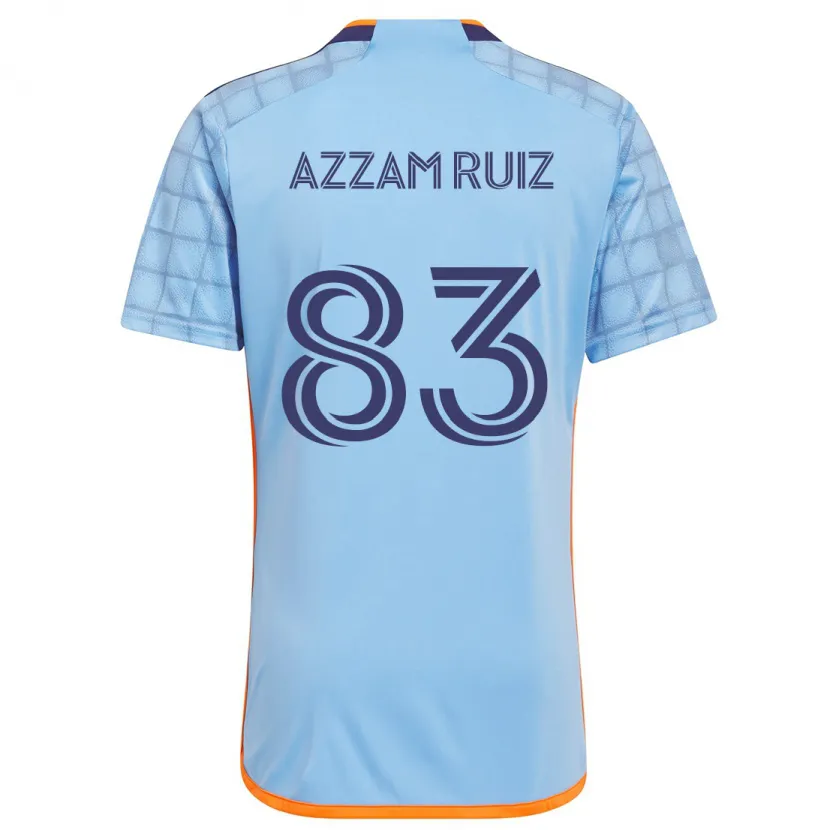 Danxen Kinderen Camil Azzam Ruiz #83 Blauw Oranje Thuisshirt Thuistenue 2024/25 T-Shirt