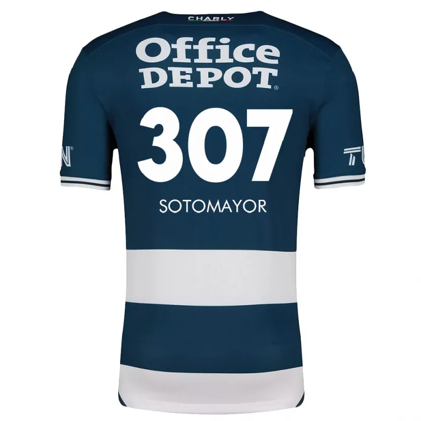 Danxen Kinderen Jacob Sotomayor #307 Blauw Wit Thuisshirt Thuistenue 2024/25 T-Shirt