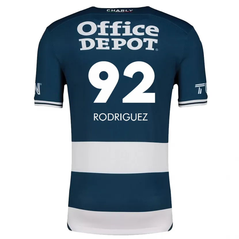 Danxen Kinderen Sergio Rodríguez #92 Blauw Wit Thuisshirt Thuistenue 2024/25 T-Shirt