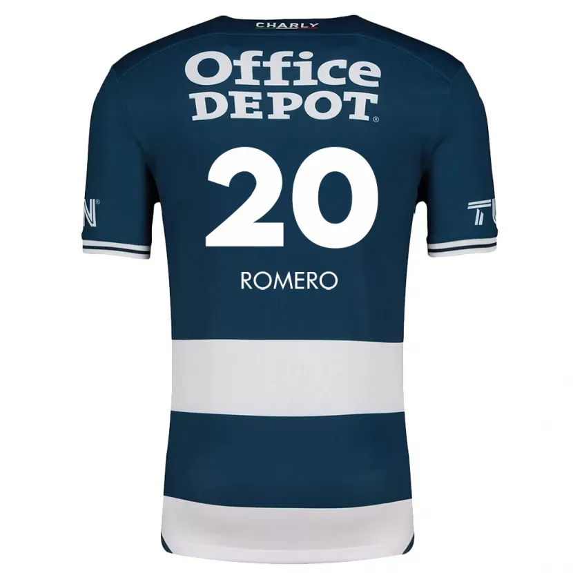 Danxen Kinderen Tamara Romero #20 Blauw Wit Thuisshirt Thuistenue 2024/25 T-Shirt