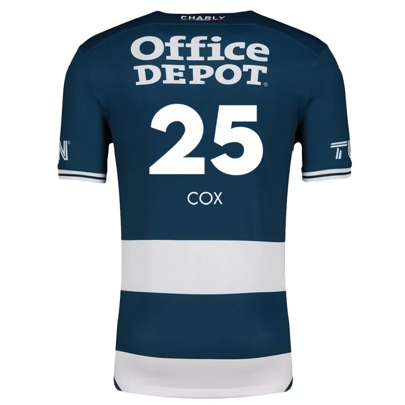 Danxen Kinderen Marta Cox #25 Blauw Wit Thuisshirt Thuistenue 2024/25 T-Shirt