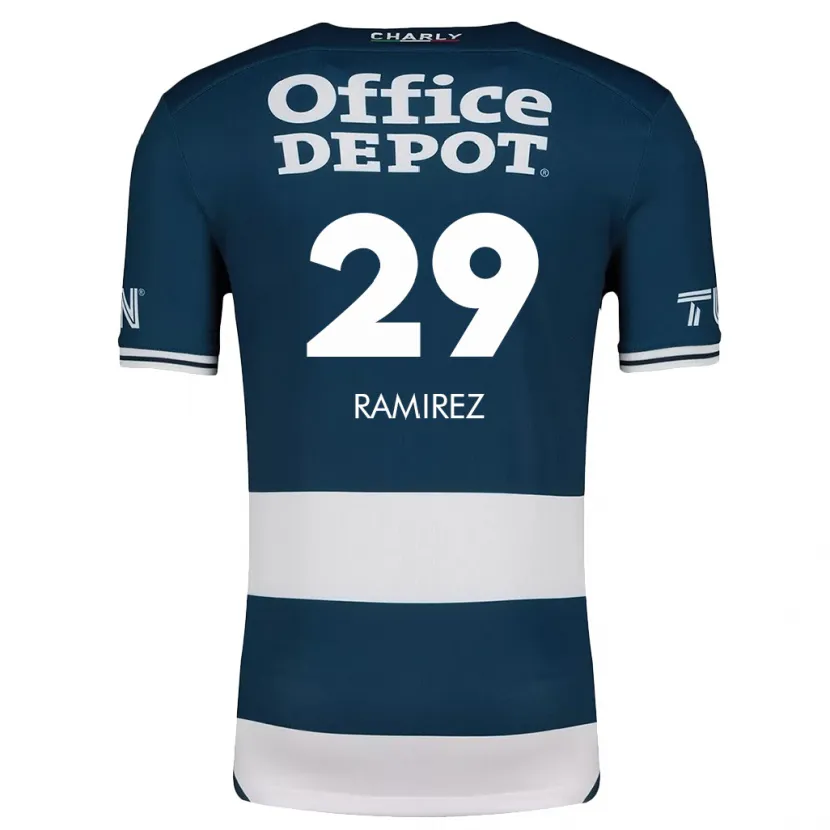 Danxen Kinderen Elliana Ramirez #29 Blauw Wit Thuisshirt Thuistenue 2024/25 T-Shirt