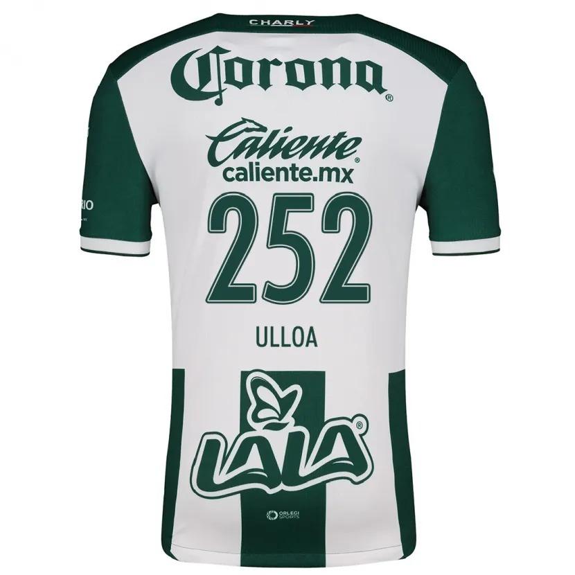 Danxen Kinderen José Ulloa #252 Groen Wit Thuisshirt Thuistenue 2024/25 T-Shirt