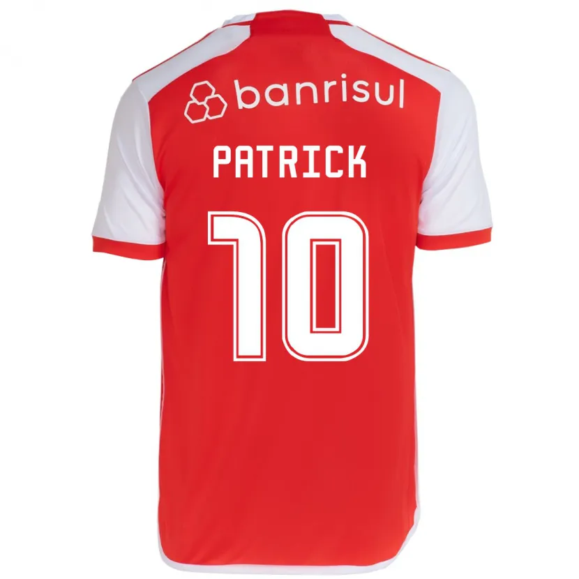 Danxen Kinderen Alan Patrick #10 Rood Wit Thuisshirt Thuistenue 2024/25 T-Shirt