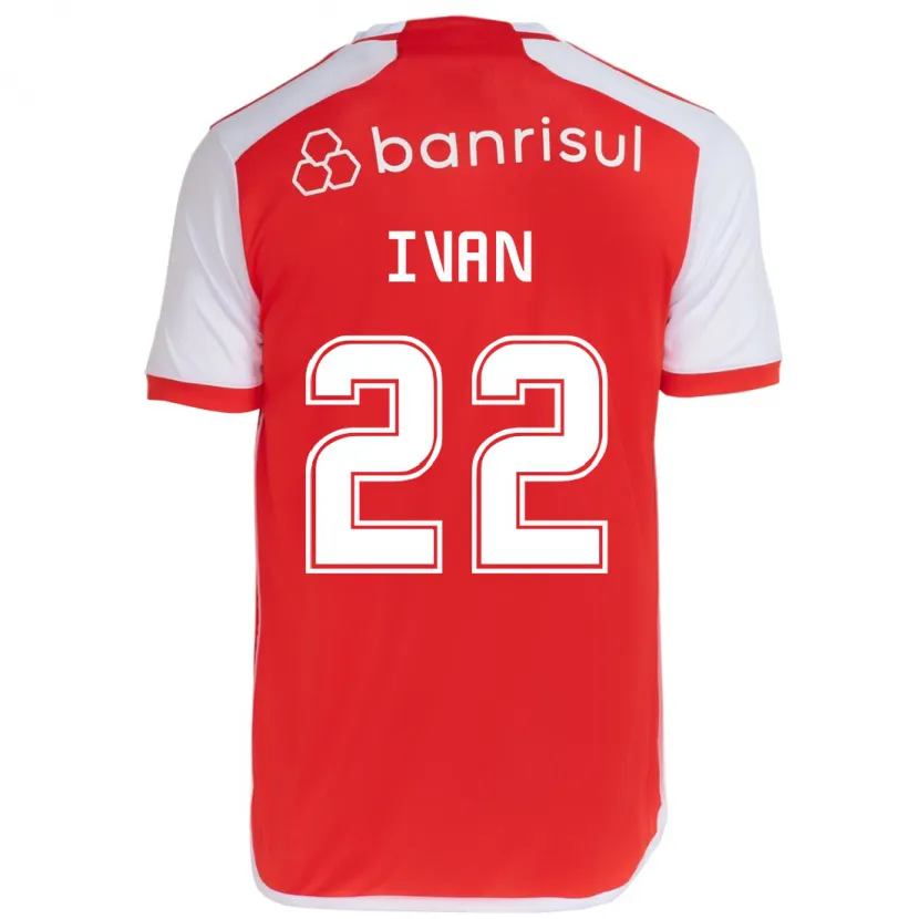 Danxen Kinderen Ivan #22 Rood Wit Thuisshirt Thuistenue 2024/25 T-Shirt