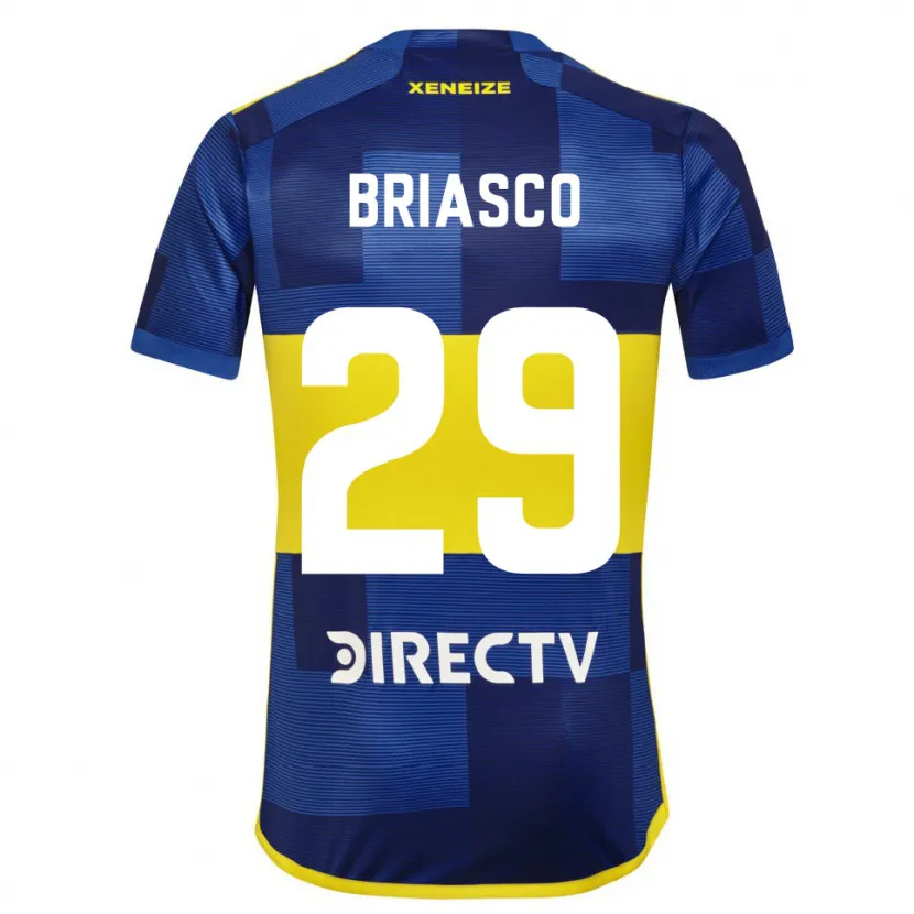 Danxen Kinderen Norberto Briasco #29 Blauw Geel Thuisshirt Thuistenue 2024/25 T-Shirt