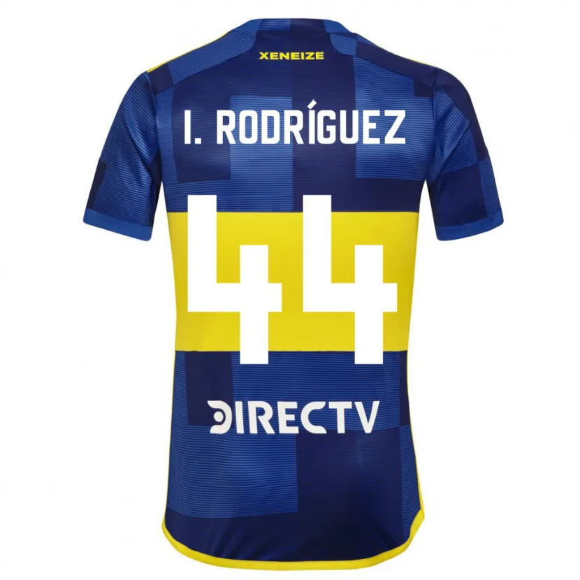 Danxen Kinderen Ignacio Rodríguez #44 Blauw Geel Thuisshirt Thuistenue 2024/25 T-Shirt