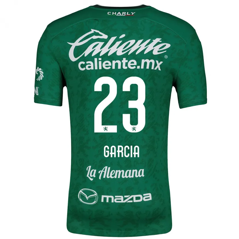 Danxen Kinderen Óscar García #23 Groen Wit Thuisshirt Thuistenue 2024/25 T-Shirt