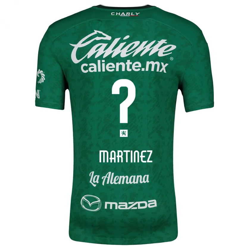 Danxen Kinderen Edson Martínez #0 Groen Wit Thuisshirt Thuistenue 2024/25 T-Shirt