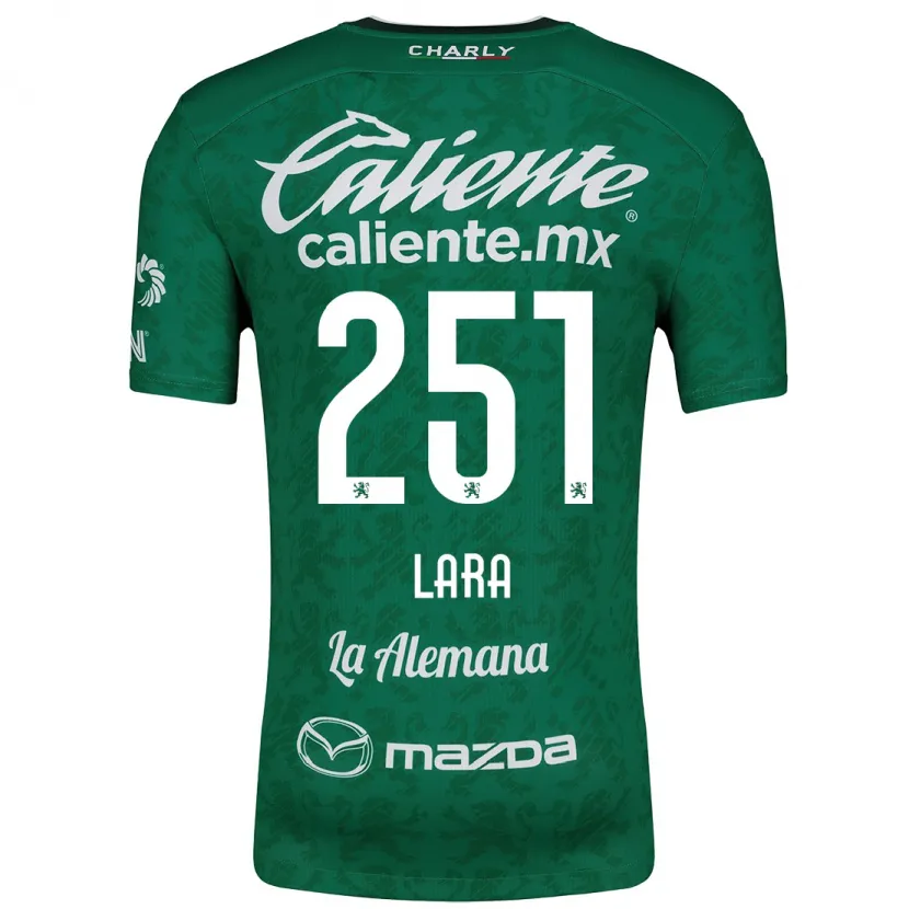 Danxen Kinderen Tristán Lara #251 Groen Wit Thuisshirt Thuistenue 2024/25 T-Shirt