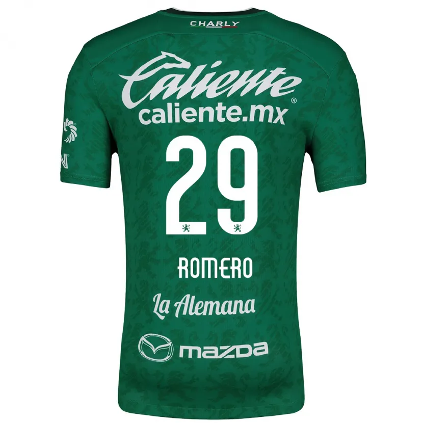 Danxen Kinderen Lucas Romero #29 Groen Wit Thuisshirt Thuistenue 2024/25 T-Shirt