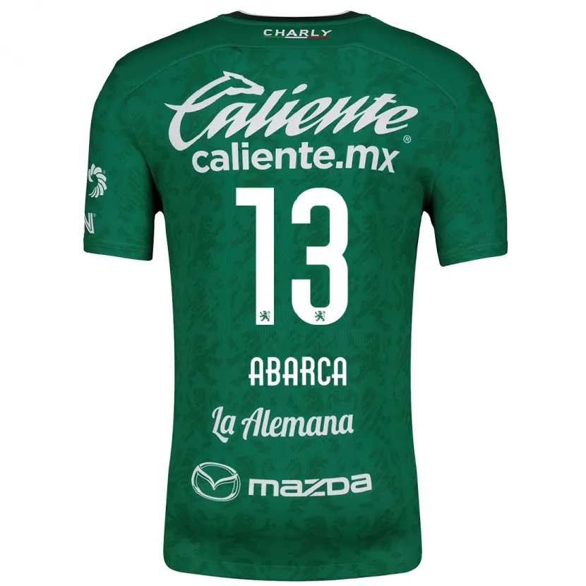 Danxen Kinderen Vidalia Abarca #13 Groen Wit Thuisshirt Thuistenue 2024/25 T-Shirt