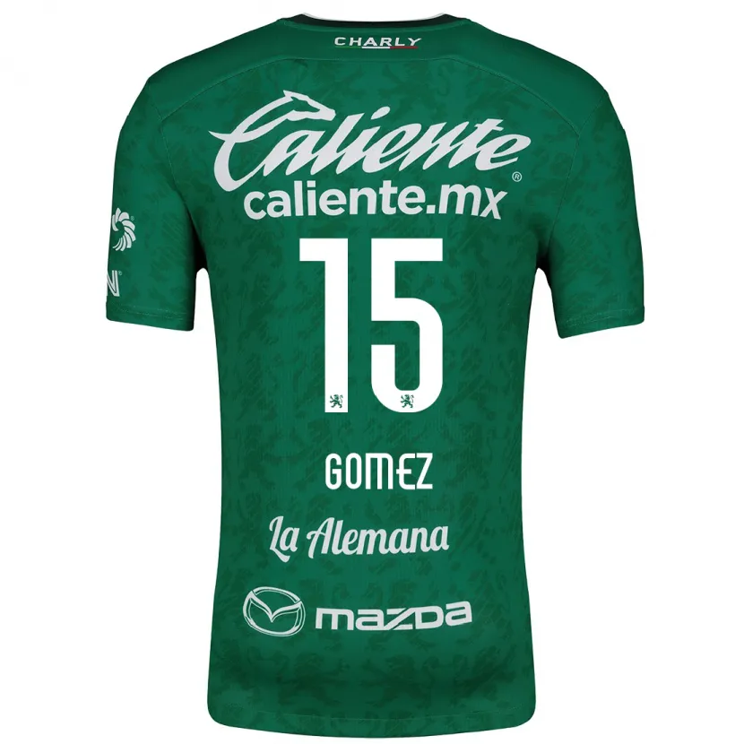 Danxen Kinderen Paulina Gómez #15 Groen Wit Thuisshirt Thuistenue 2024/25 T-Shirt