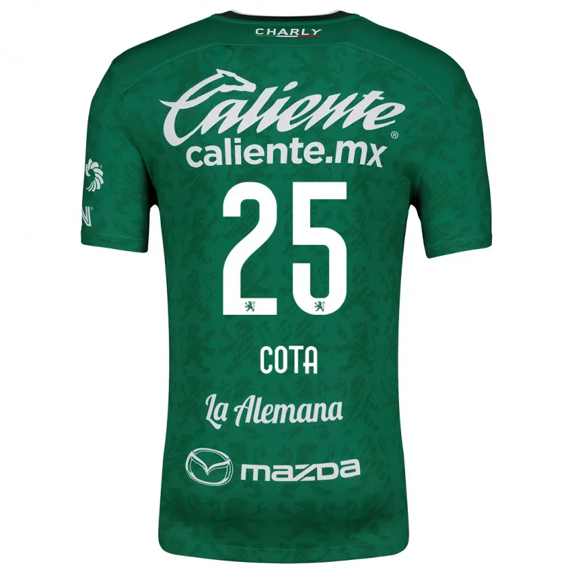 Danxen Kinderen Renatta Cota #25 Groen Wit Thuisshirt Thuistenue 2024/25 T-Shirt